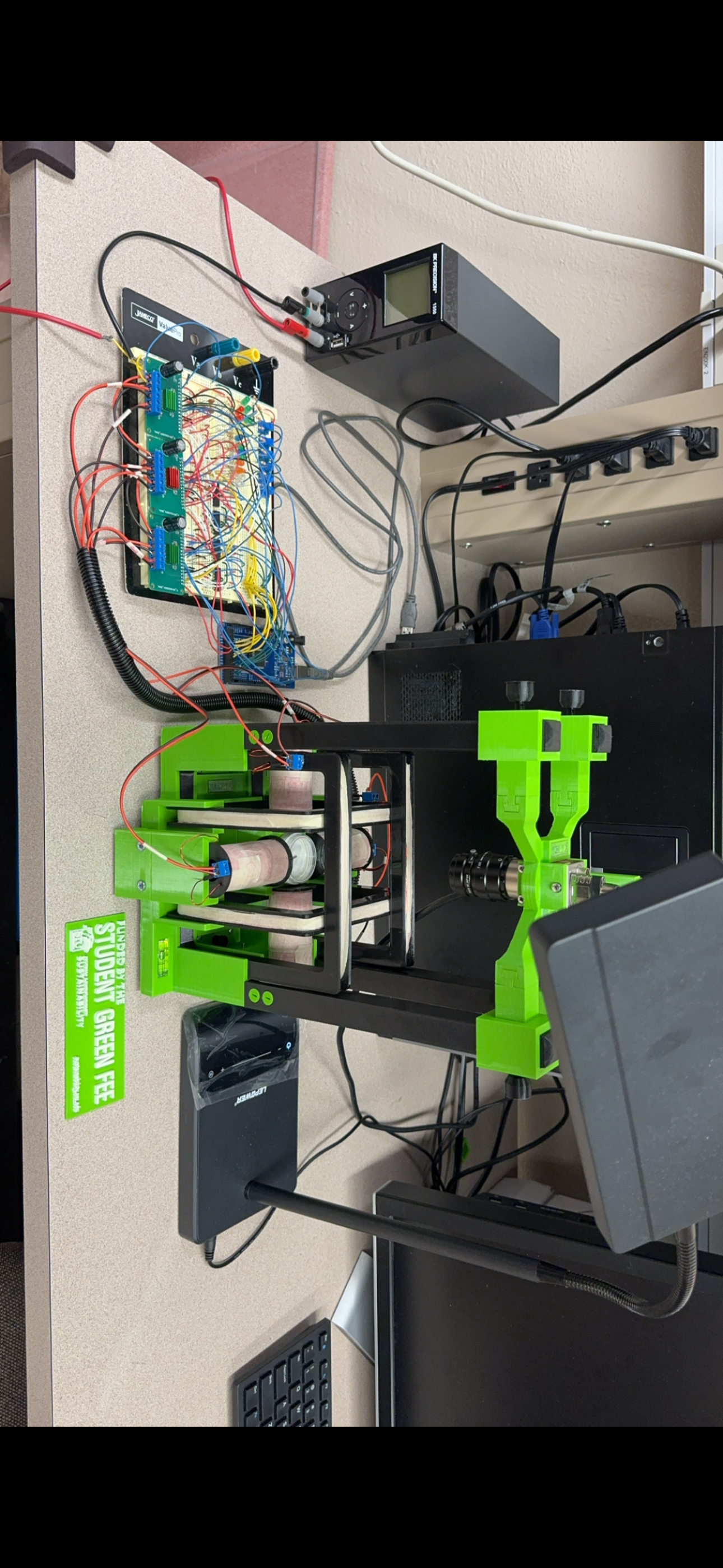 Experimental magnetic nanorod testbed